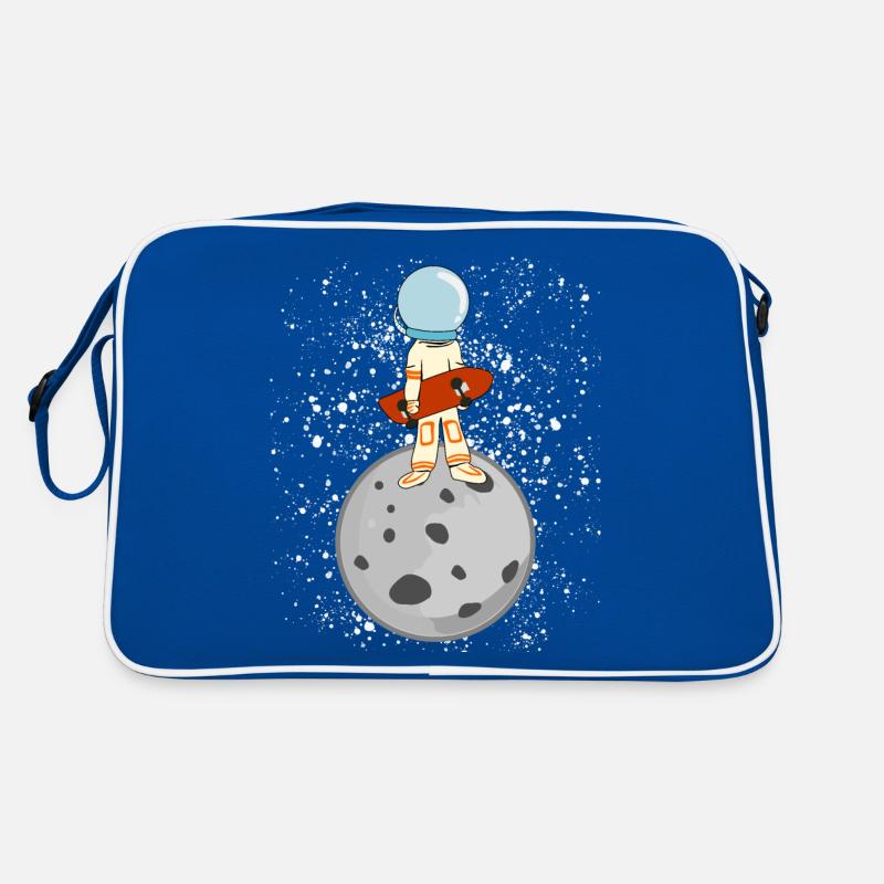 Longboarder Moon Astronaut Longboard Sac Retro