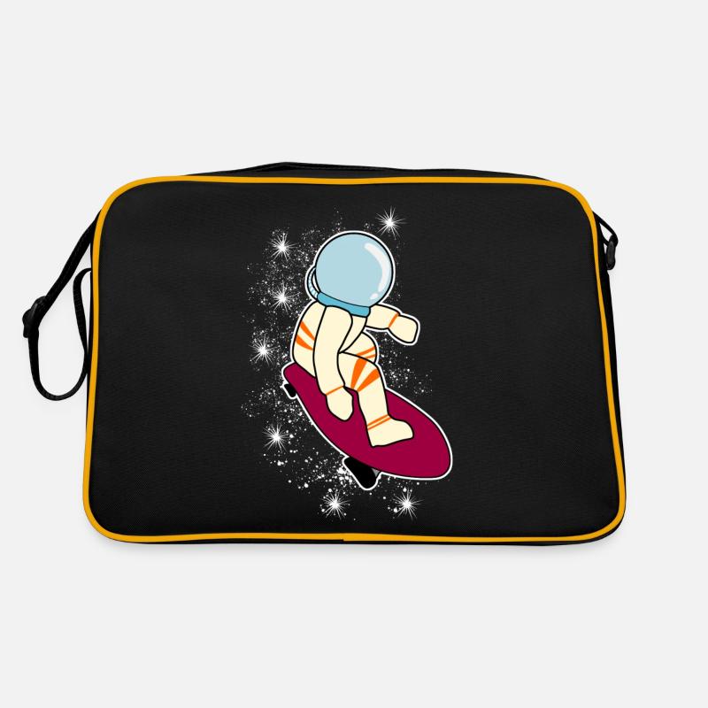Longboarder Astronaute Longboard Sac Retro