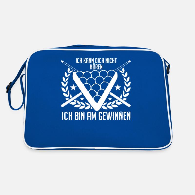 Billard Spruch Poolbillard Snooker Retro Tasche