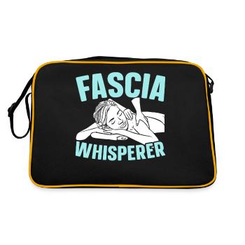 Massothérapeute agréé Fascia Whisperer - Sac Retro - noir/or - Dos