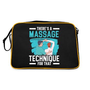 There is a massage technique for this therapist - Retro Bag - black/gold - Back