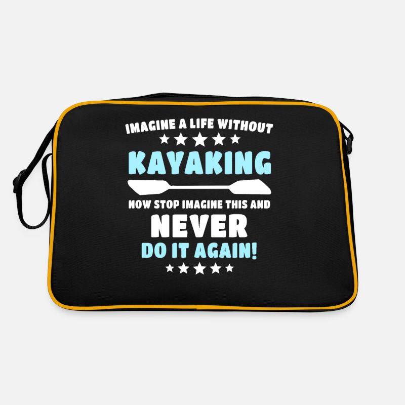 Kayak Kayaking Retro Bag