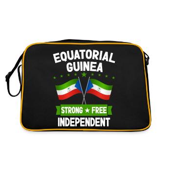 Guinée équatoriale - Sac Retro - noir/or - Dos