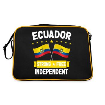 Ecuador - Retro Bag - black/gold - Back