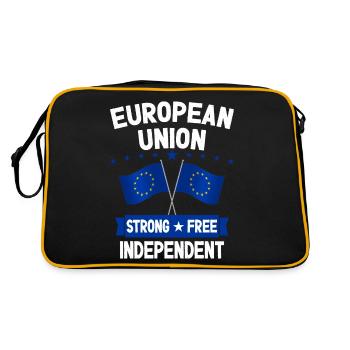 Union européenne - Sac Retro - noir/or - Dos