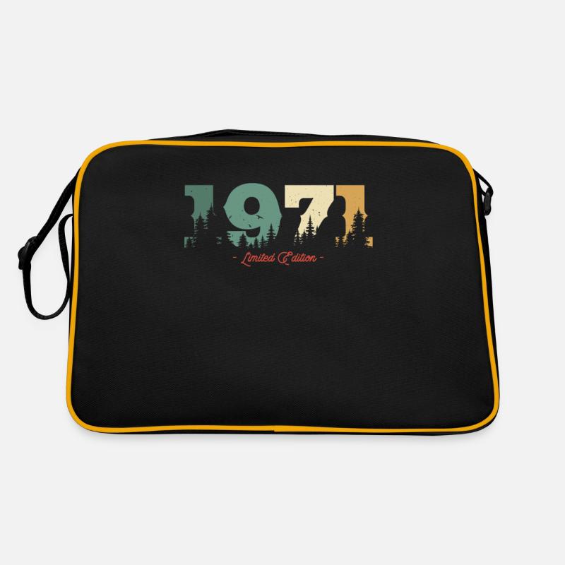 Cadeau D'anniversaire Vintage Forêt 1971 Retro Bag