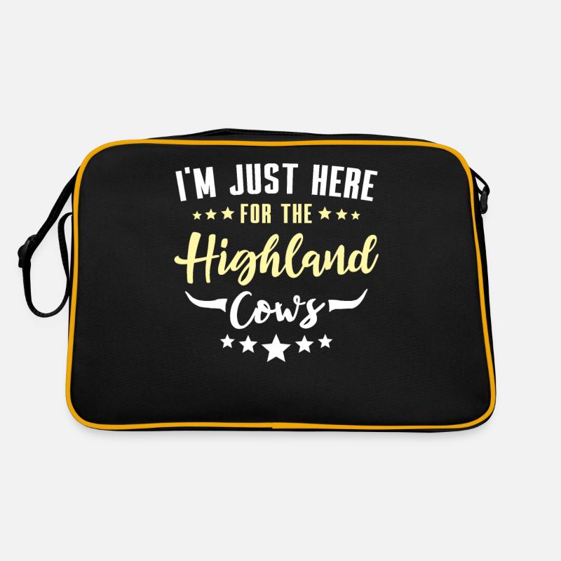 Highland cattle Highland Cow Retro Bag