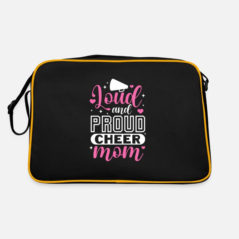 Cheerleader - Retro Tasche - Schwarz/Gold