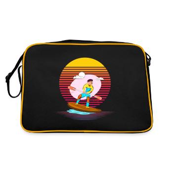 Paddleboarding Vapor - Retro Bag - black/gold - Back