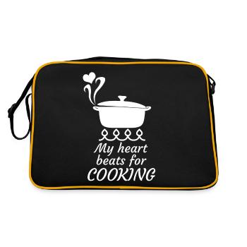 Cuisine Chef Chef chapeau de chef Chef - Sac Retro - noir/or - Dos