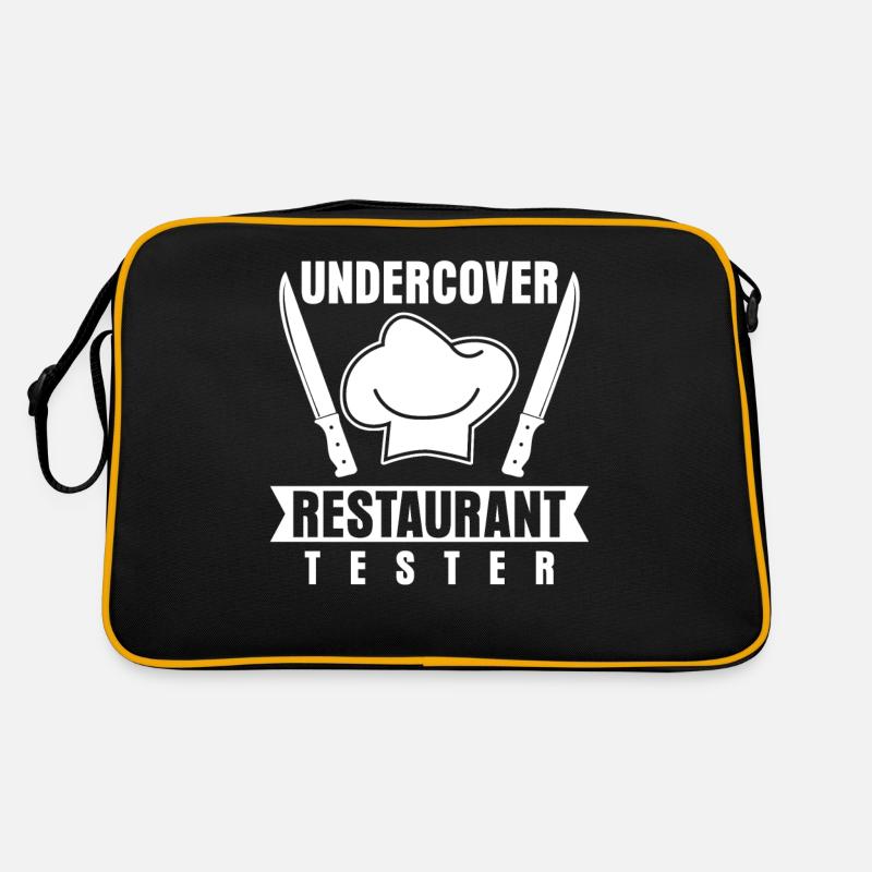 Restaurant tester Restaurant Essen Retro Bag