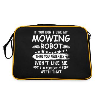 Tondeuse robot - Sac Retro - noir/or - Dos
