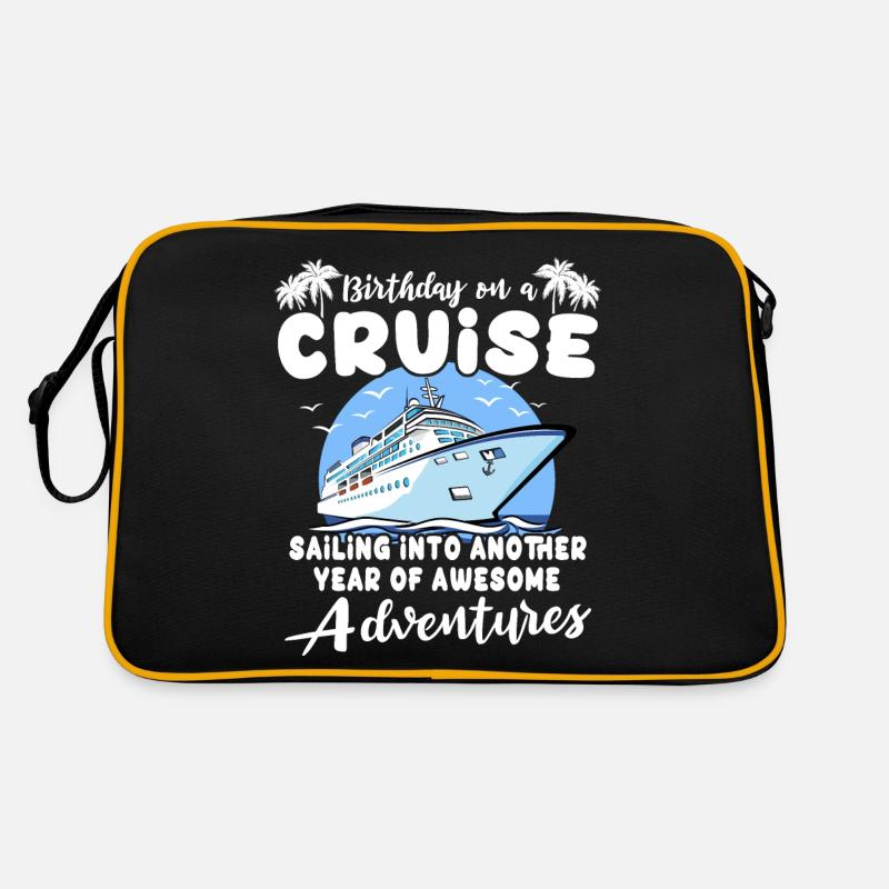 Kreuzfahrt Geburtstag Geburtstagskreuzfahrt Retro Tasche
