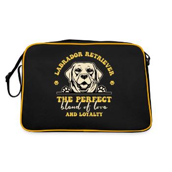 Labrador - Retro Bag - black/gold - Back