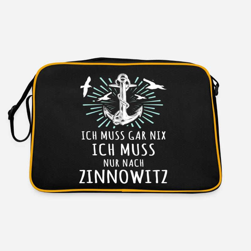Zinnowitz Sprüche Zinnowitzer Spruch Retro Tasche