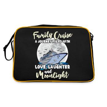 Croisière familiale - Sac Retro - noir/or - Dos
