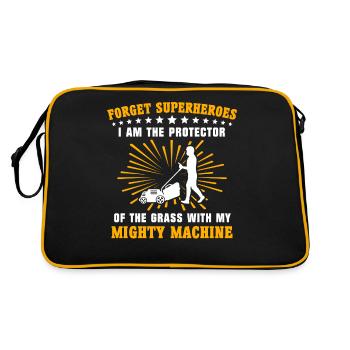 Lawn mowers Lawn mowing - Retro Bag - black/gold - Back