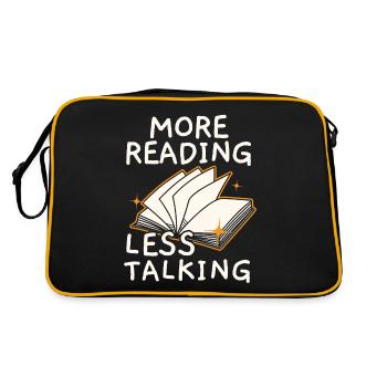 Read more less Talk Books Read book - Retro Bag - black/gold - Back