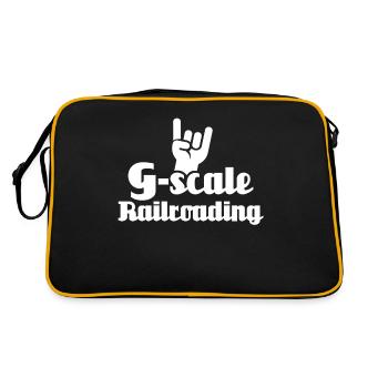 Railroad Garden Rocks G Gauge - Retro Bag - black/gold - Back