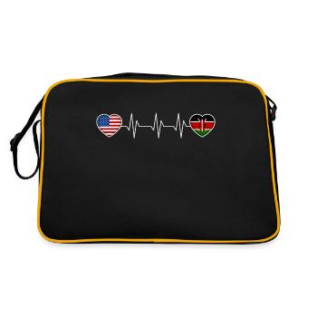 Kenya - Sac Retro - noir/or - Dos