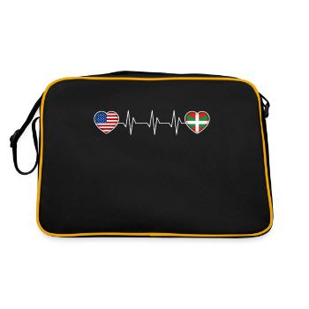 Pays Basque - Sac Retro - noir/or - Dos