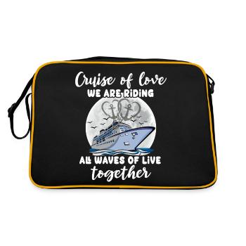 Cruising together - Retro Bag - black/gold - Back