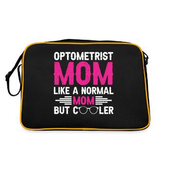 Optician Gift Optometry - Retro Bag - black/gold - Back