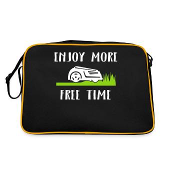 Robotic lawn mower Robot lawn mower - Retro Bag - black/gold - Back