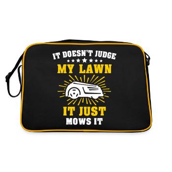 Robotic lawn mower Robot lawn mower - Retro Bag - black/gold - Back