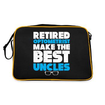 Optician Gift Optometry - Retro Bag - black/gold - Back