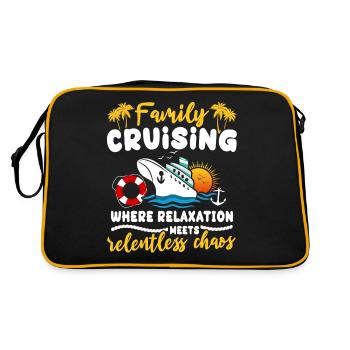 Croisière - Sac Retro - noir/or - Dos
