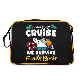 Croisière - Sac Retro - noir/or - Dos