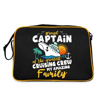 Croisière - Sac Retro - noir/or - Dos