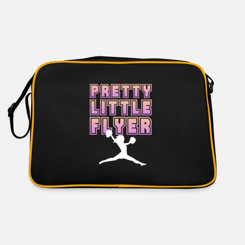 Cheerleader - Retro Tasche - Schwarz/Gold