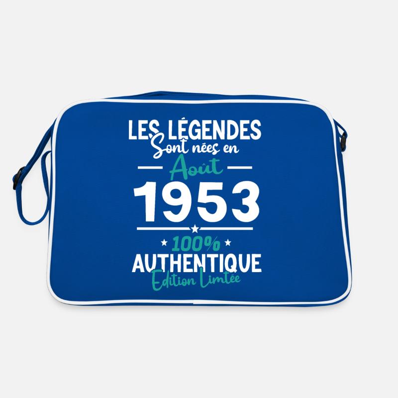 Cadeau Anniversaire août 1953 Sac Retro