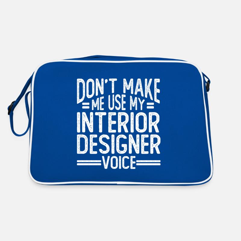 Innenarchitekt Geschenk Innendekoration Designer Retro Tasche