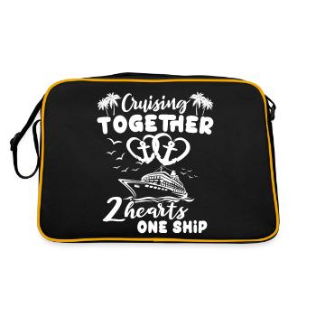 Cruise Ship Couple Cruise - Retro Bag - black/gold - Back