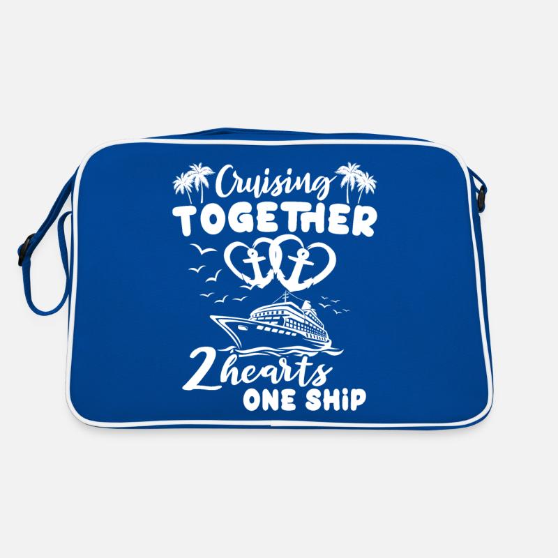 Kreuzfahrtschiff Paar Kreuzfahrt Retro Tasche