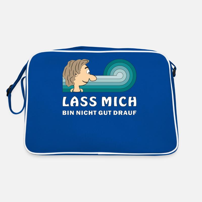 COMIC KOPF LASS MICH Retro Tasche