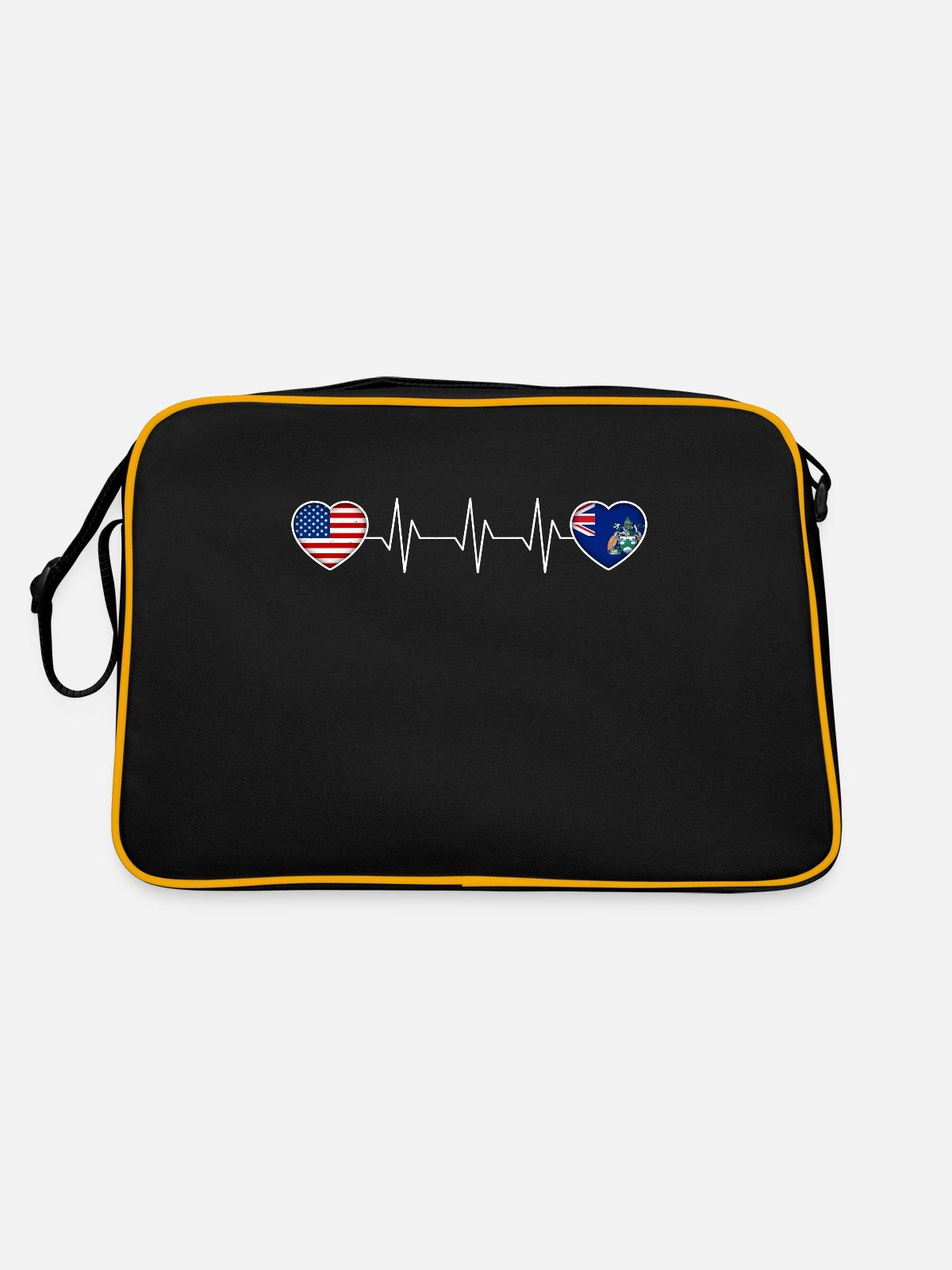 Ascension - Retro Bag - black/gold - Back