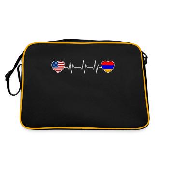 Armenia - Retro Bag - black/gold - Back