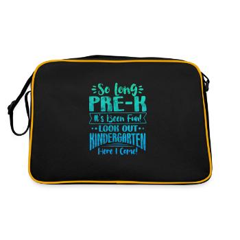 Kindergarten - Retro Bag - black/gold - Back