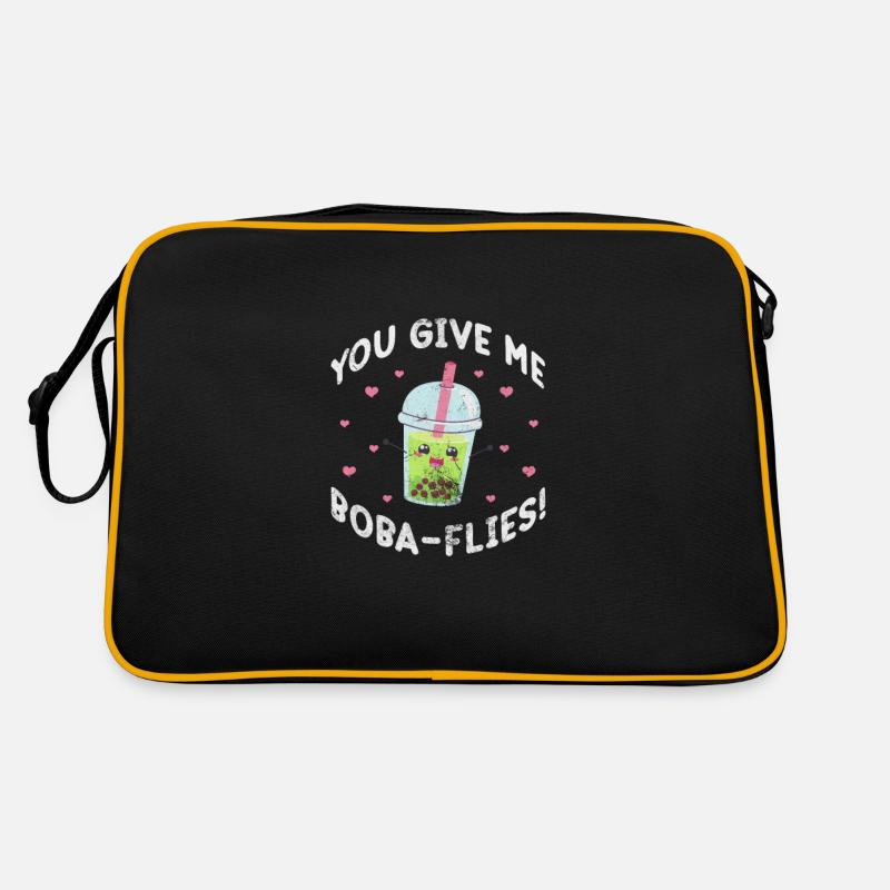 Bubble Tea Boba Tea Kawaii Cadeau Sac Retro