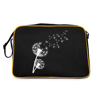 Christianisme Chrétiens Poisson chrétien - Sac Retro - noir/or - Dos