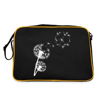 Pacifism Peace Pacifist - Retro Bag - black/gold - Back