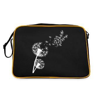 Pacifism Symbol of Peace Pacifist - Retro Bag - black/gold - Back
