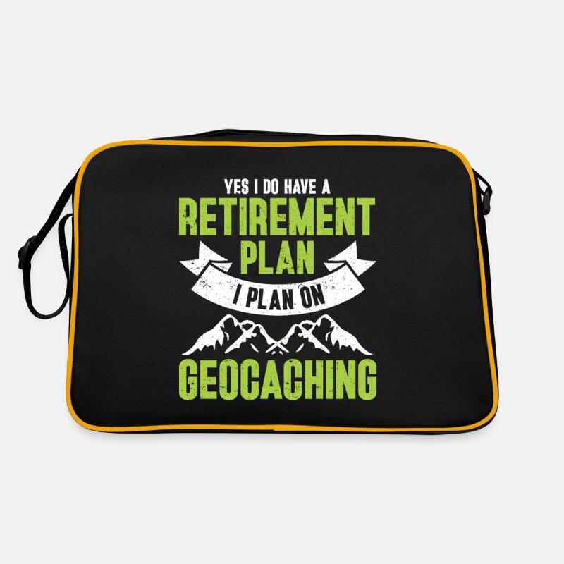 Geocaching Gift Geocacher Geocache Retro Bag
