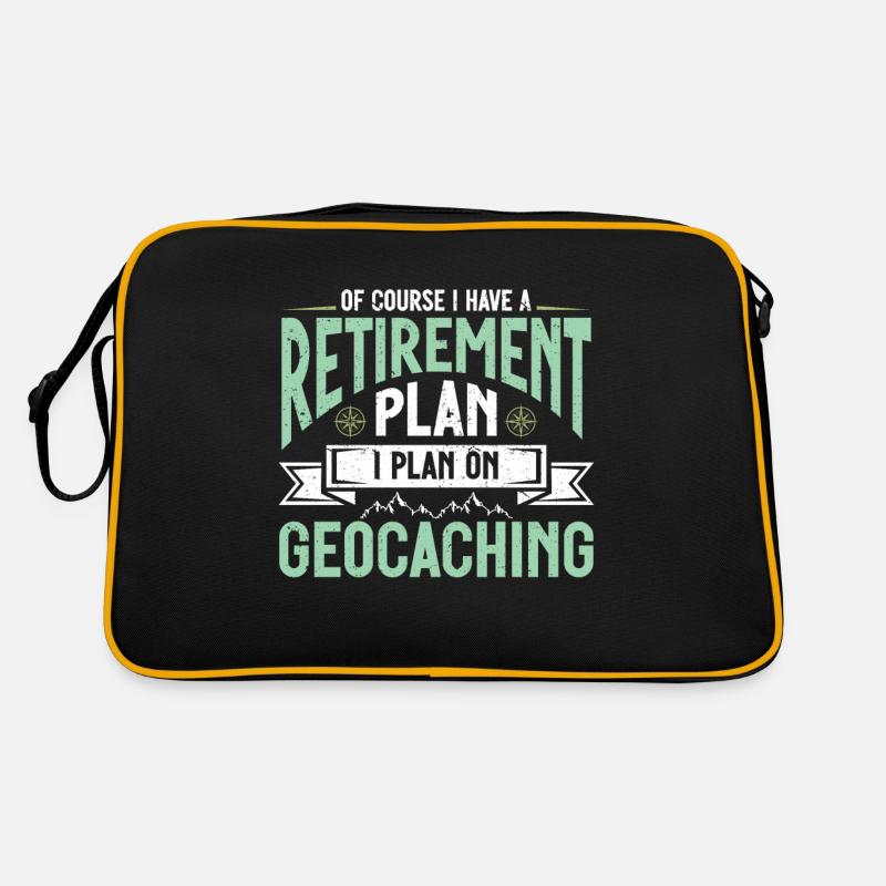 Geocaching Gift Geocacher Geocache Retro Bag