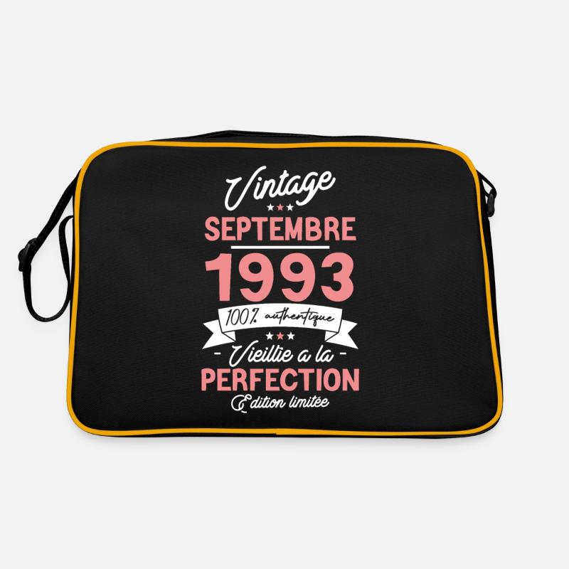 Cadeau Anniversaire septembre 1993 30 ans Sac Retro