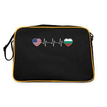 Bulgaria - Retro Bag - black/gold - Back